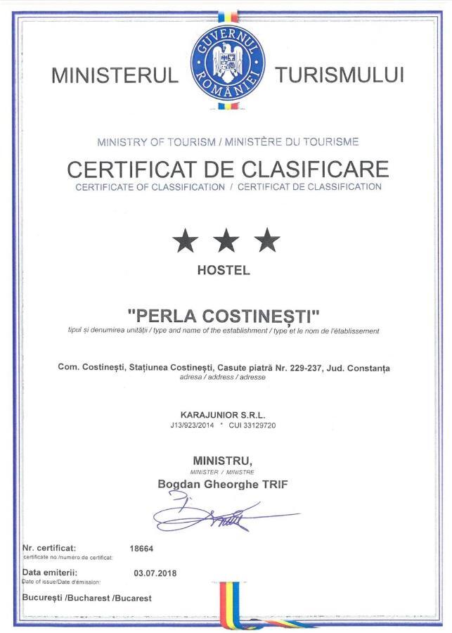 Hotel Perla Costinesti Esterno foto